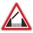 Дорожный знак 1.9 «Разводной мост» (металл 0,8 мм, III типоразмер: сторона 1200 мм, С/О пленка: тип Б высокоинтенсив.)